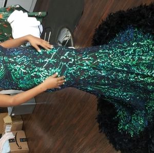 Long Sequin Dress